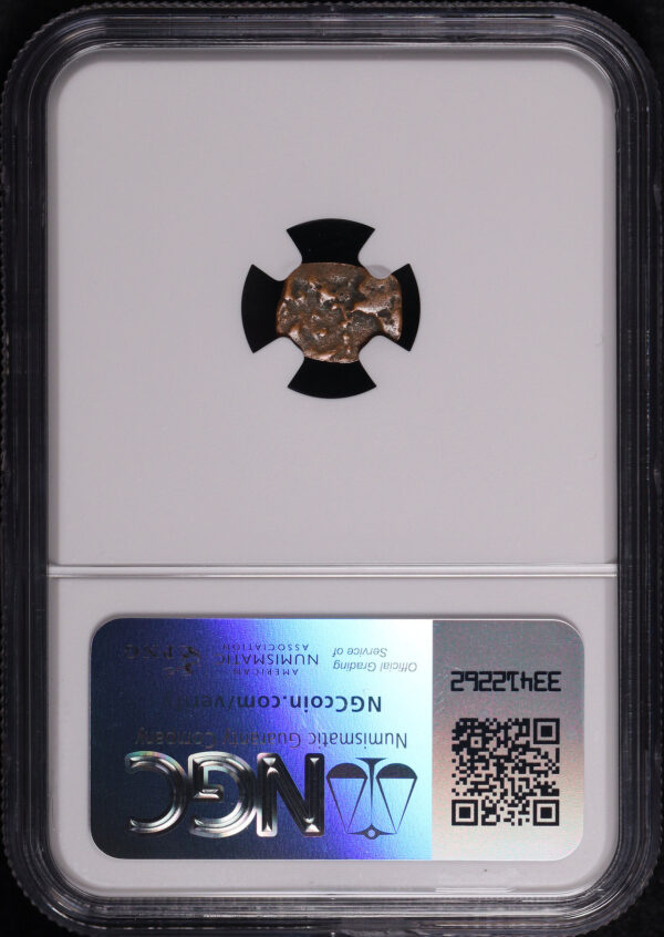 Reverse of this Alex . Jannaeus, 103-76 Bc Judaea  AEPrutah NGC -00 Biblical “Widow’s Mite”
