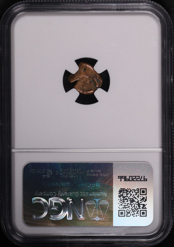Reverse of this Alex . Jannaeus, 103-76 Bc Judaea  AEPrutah NGC -00 Biblical “Widow’s Mite”