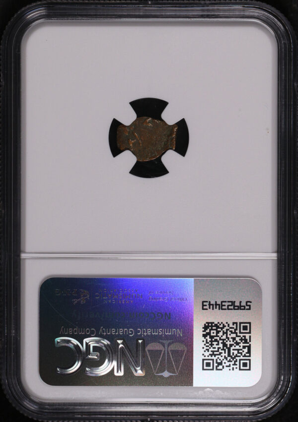 Reverse of this Alex. Jannaeus, Judaea 103-76 BC AE Prutah Mark 12:41-44, Luke 21: 1-4 NGC Biblical “Widow’s Mite”