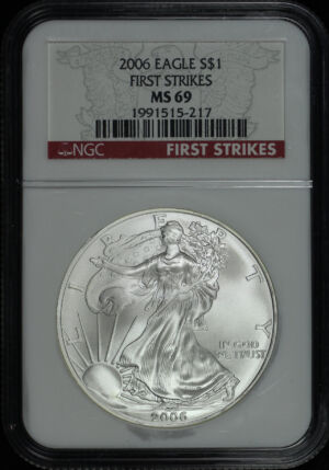 Obverse of this 2006 Silver Eagle NGC MS-69 First Strike
