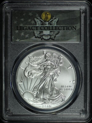 Obverse of this 2016 Silver Eagle 30th Anniversary Magnum Opus PCGS MS-70