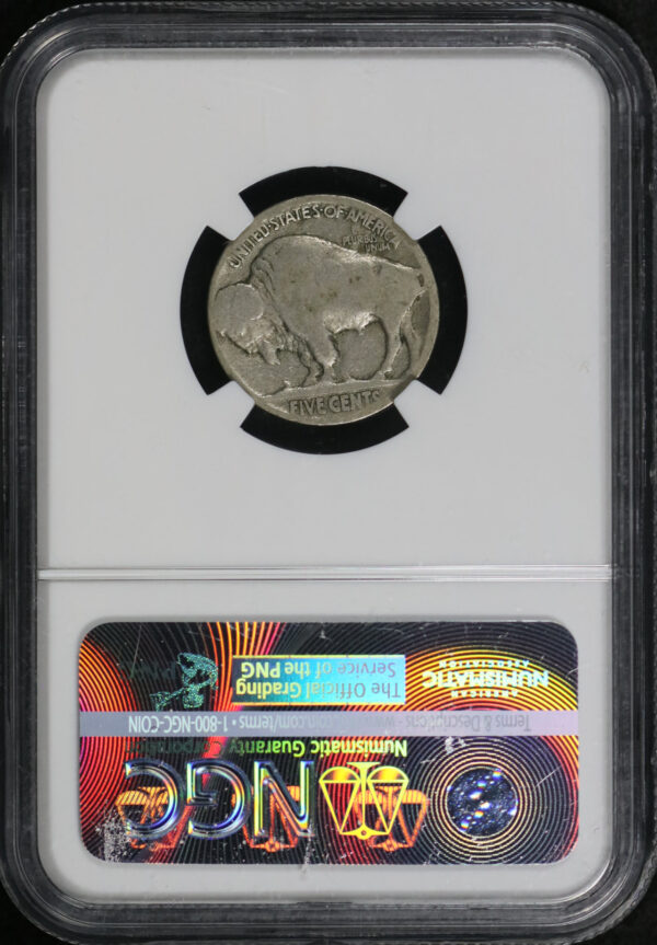 Reverse of this 1916 Doubled Die Obverse Buffalo Nickel NGC AG-3