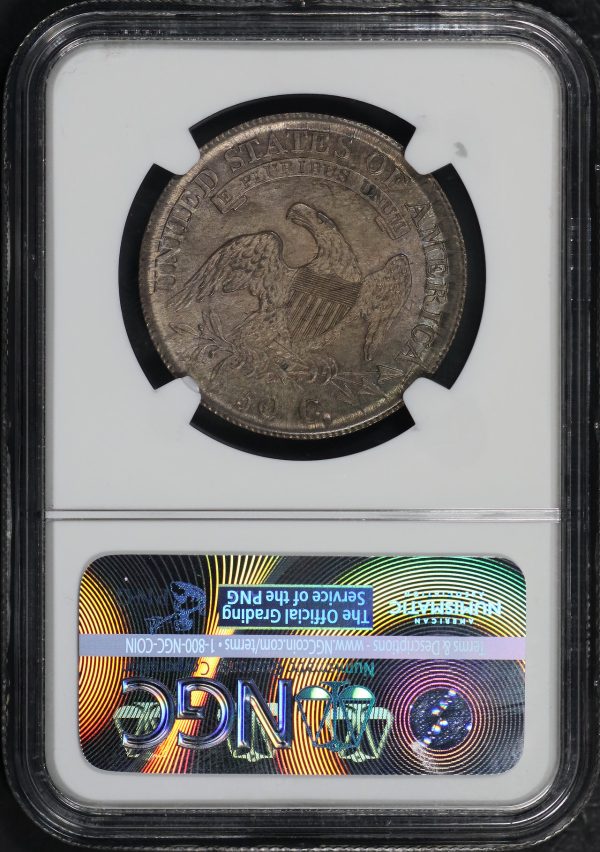 Reverse of this 1811 Capped Bust Half Dollar Small 8 NGC MS-65+ Overton 111a