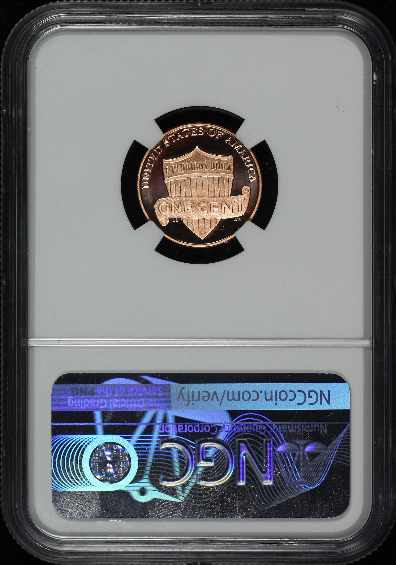 Reverse of this 2019-W Lincoln Cent Modern NGC PF-70 RD Ultra Cameo First Day of Issue First “W” Mint Mark Cent