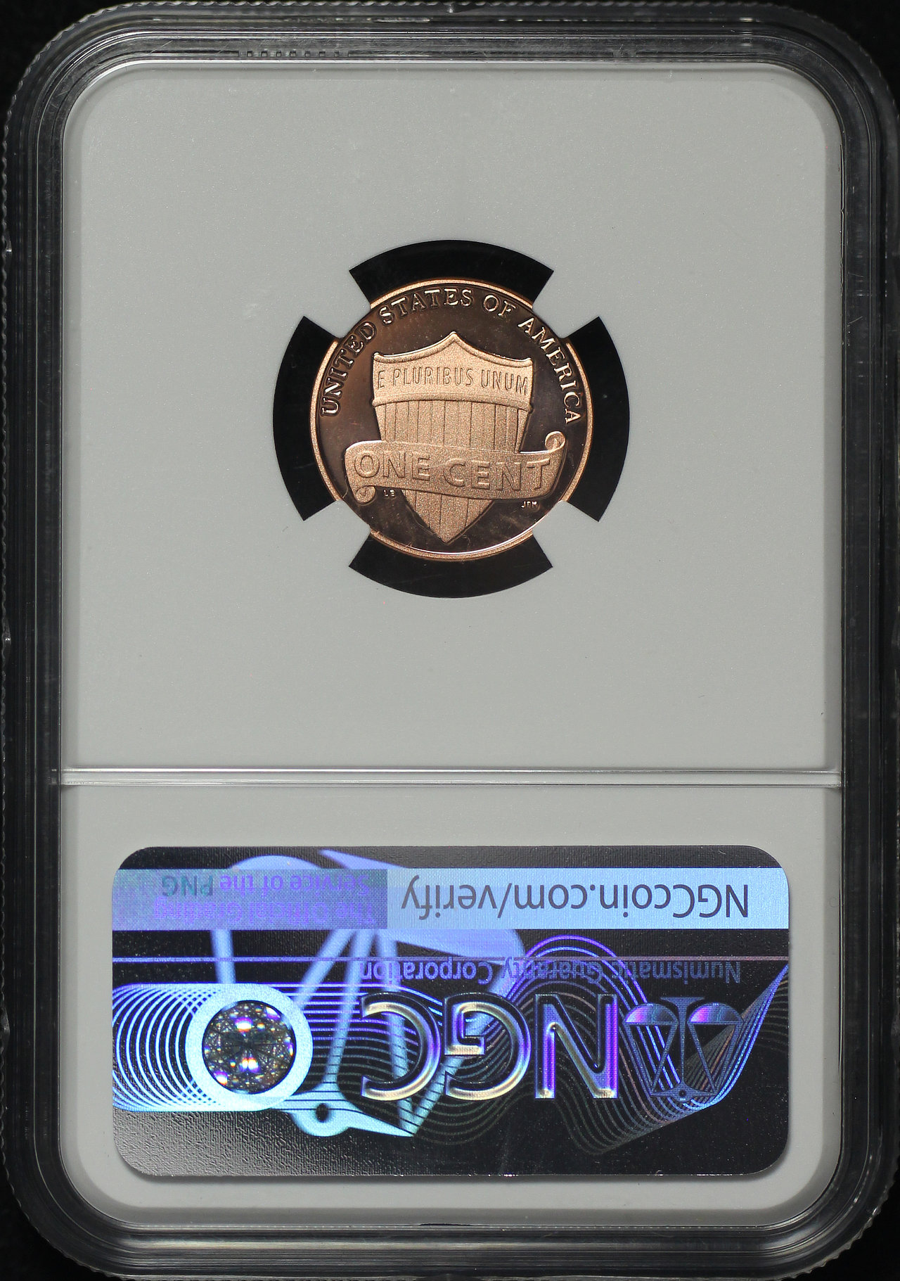 Reverse of this 2019-W Lincoln Cent Modern NGC PF-69 RD Ultra Cameo First Release First “W” Mint Mark Cent