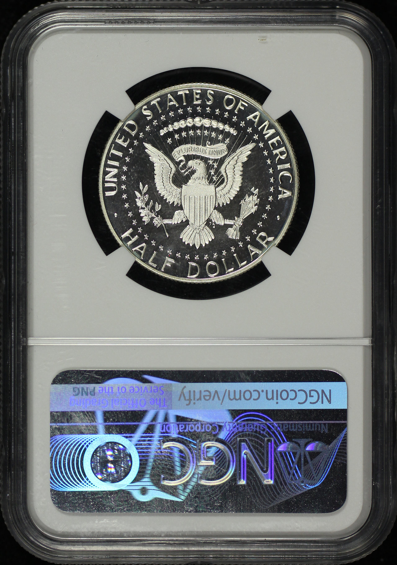 Reverse of this 2018-S Silver Kennedy Half Dollar NGC PF-69 Ultra Cameo Early Release Limited Edition Set