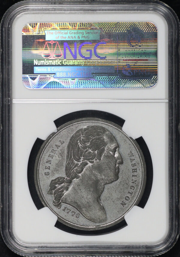Reverse of this 1876 PA HK-45  U.S. Centennial Exposition Independence Hall So-Called Dollar NGC MS-63
