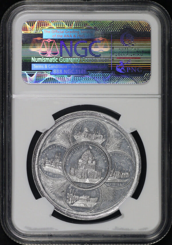 Reverse of this (1892-93) IL Hk-171 Ferris Wheel So-Called Dollar NGC MS-63 World’s Columbian Expo