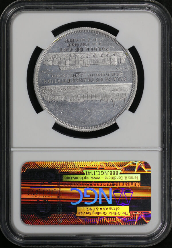 Reverse of this (1904) MO HK-321  Palace of Varied Industry Louisiana Purchase Exposition So-Called Dollar NGC MS-60