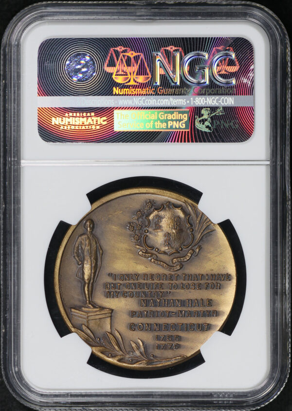 Reverse of this 1926 PA HK-456 Connecticut US Sesquicentennial Exposition So-Called Dollar NGC MS-65 Jeff Shevlin Collection
