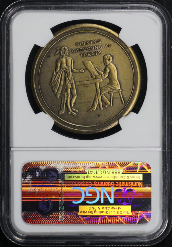 Reverse of this 1935 LA HK-692 Shreveport Centennial So-Called Dollar NGC MS-63