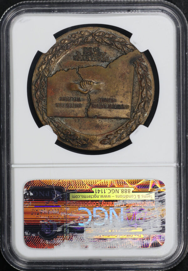Reverse of this 1938 CT HK-698 Middletown Portland So-Called Dollar NGC MS-61