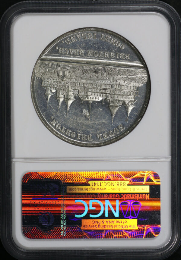 Reverse of this No Date HK-717a Coney Island New York So-Called Dollar NGC MS-61