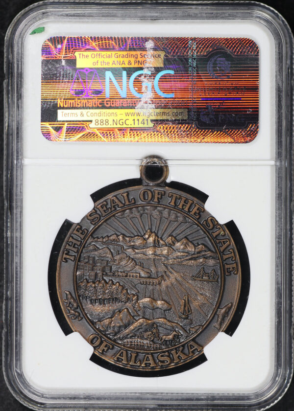 Reverse of this 1960 AK HK-576 Festival of Music with Loop So-Called Dollar NGC MS-67 Jeff Shelvin Collection