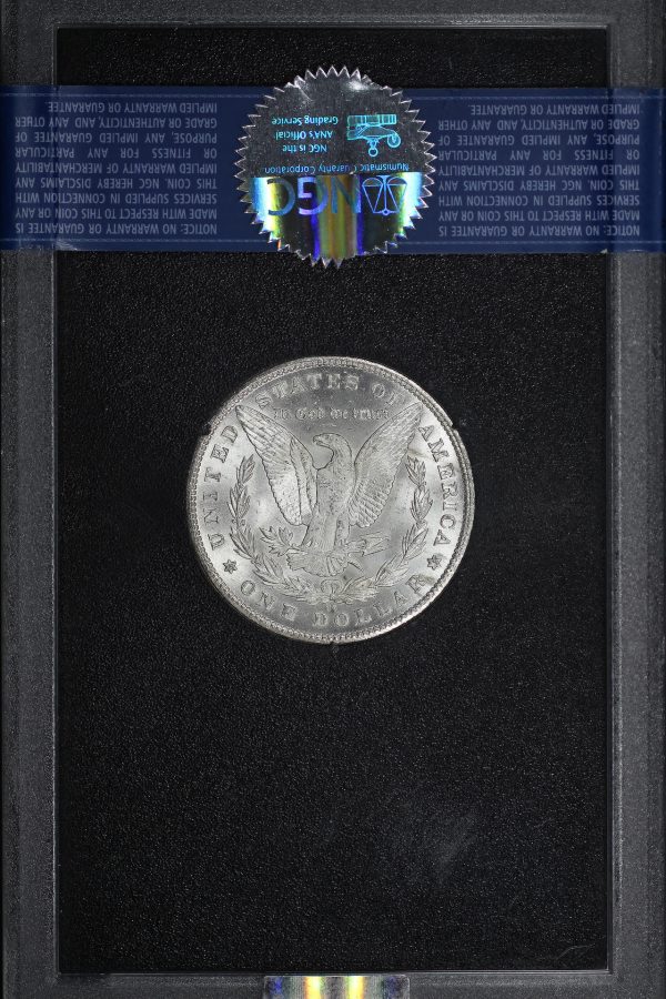Reverse of this 1880-CC Morgan Dollar NGC MS-63 GSA Hard Pack With Box & COA