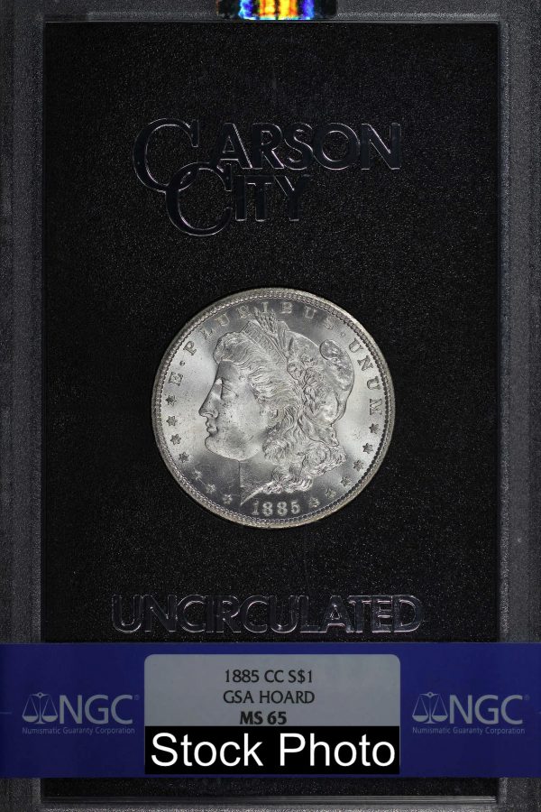 1885-CC Morgan Dollar NGC MS-65 GSA Hard Pack With Box