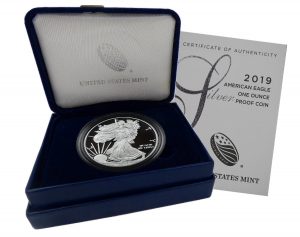 Gallery image of this 2019-W American Silver Eagle Proof