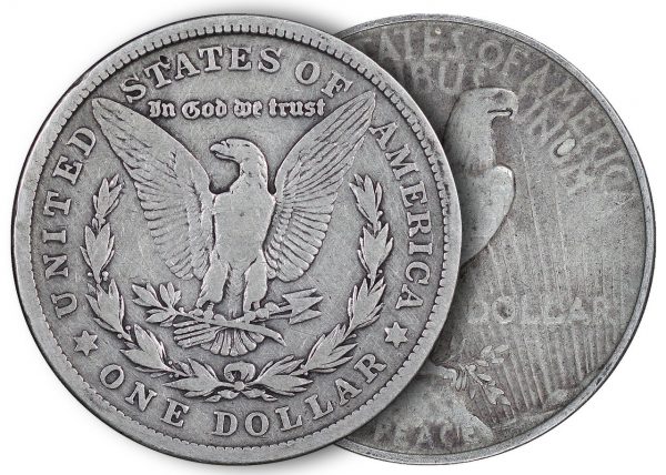 1921 Morgan/Peace Silver Dollar Culls - Image 2