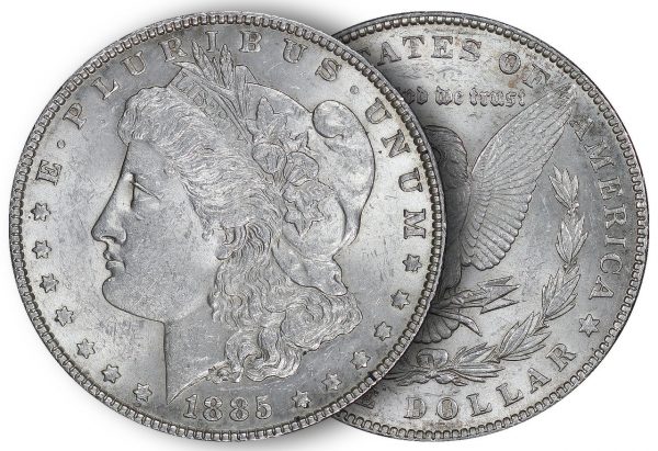 Pre 1921 Morgan Silver Dollar AU