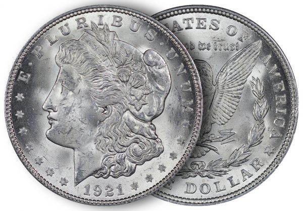 1921 Morgan Silver Dollar Uncirculated