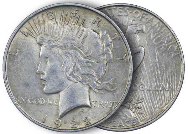 Peace Silver Dollar Avg Circulated