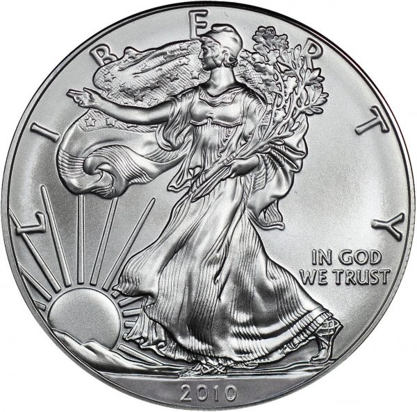 2010 American Silver Eagle Raw BU