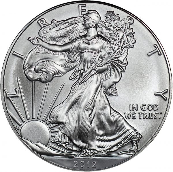 2012 American Silver Eagle Raw BU