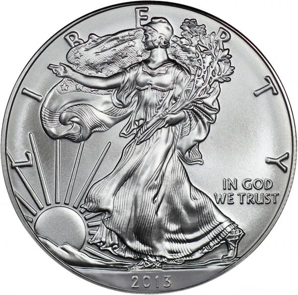 2013 American Silver Eagle Raw BU
