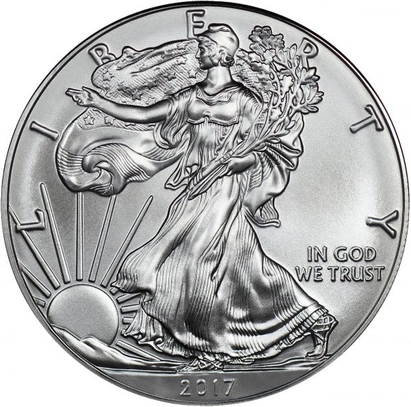 2017 American Silver Eagle Raw BU