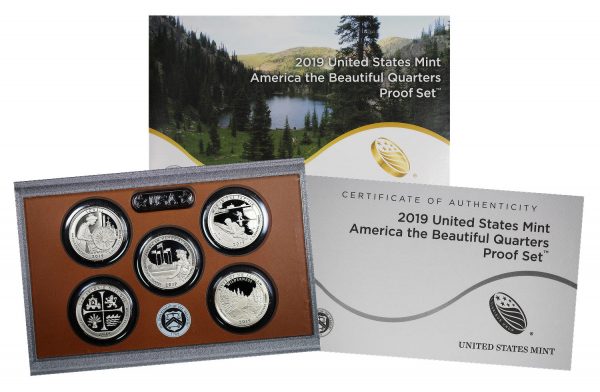 2019-S America The Beautiful Quarters Proof Set