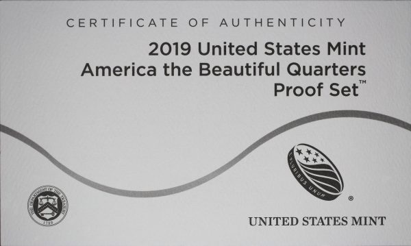 2019-S America The Beautiful Quarters Proof Set - Image 3