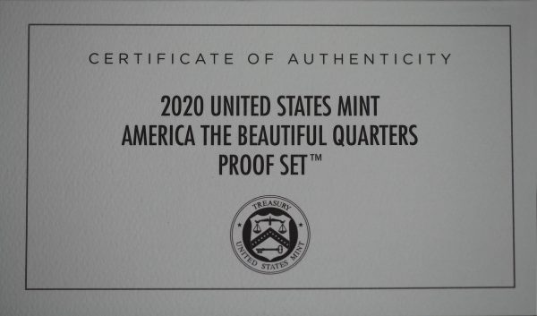 2020-S America The Beautiful Quarters Proof Set - Image 5