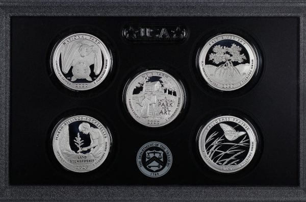 2020-S America The Beautiful Quarters Silver Proof Set - Image 4