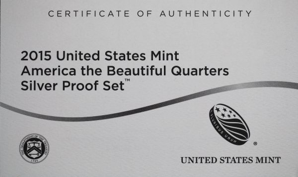 2015-S America The Beautiful Quarters Silver Proof Set - Image 5
