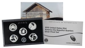 2015-S America The Beautiful Quarters Silver Proof Set