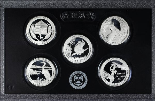 2015-S America The Beautiful Quarters Silver Proof Set - Image 3