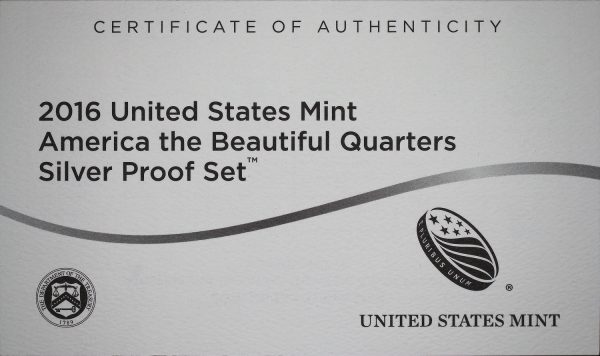 2016-S America The Beautiful Quarters Silver Proof Set - Image 5