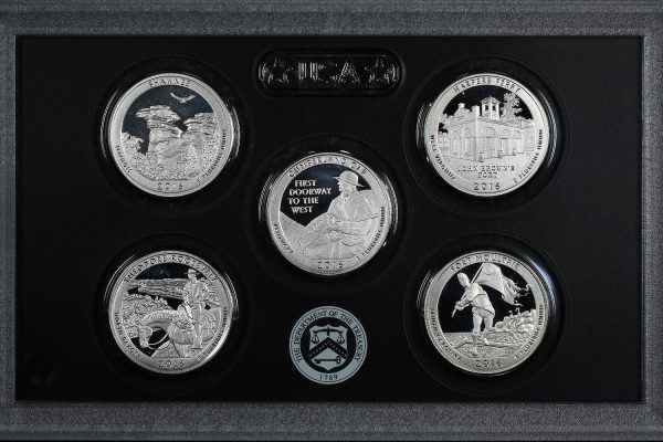 2016-S America The Beautiful Quarters Silver Proof Set - Image 3
