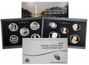 2018-S United States Mint Silver Proof Set