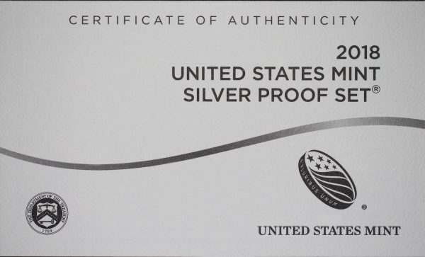 2018-S United States Mint Silver Proof Set - Image 3