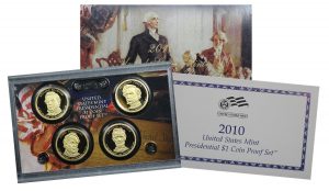 Obverse of this 2010-S United States Mint Presidential $1 Proof Set