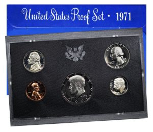 Obverse of this 1971-S United States Mint Proof Set