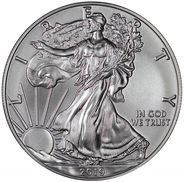 2019-W Uncirculated Burnished American Silver Eagle - Image 3
