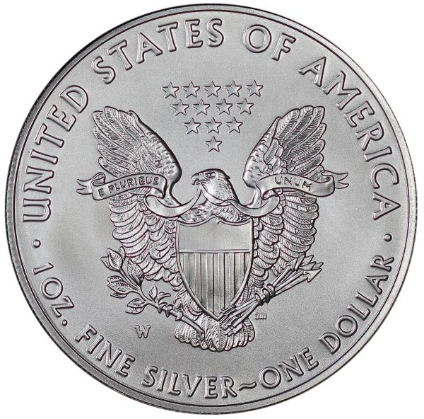 2019-W Uncirculated Burnished American Silver Eagle - Image 4