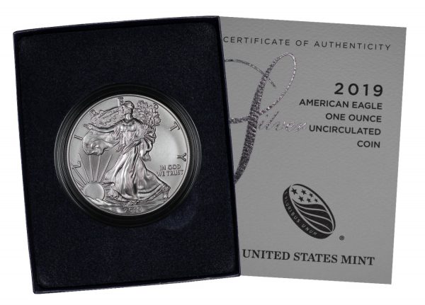 2019-W Uncirculated Burnished American Silver Eagle