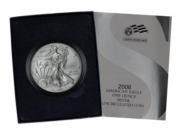 2006-W Uncirculated Burnished American Silver Eagle