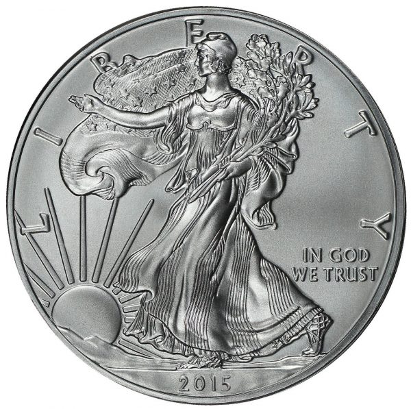 2015-W Uncirculated Burnished American Silver Eagle - Image 3