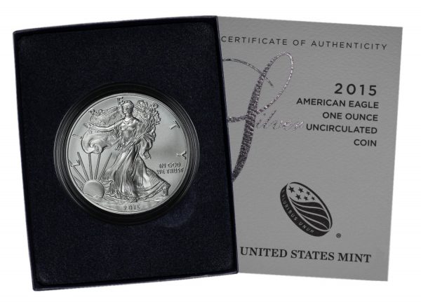 2015-W Uncirculated Burnished American Silver Eagle