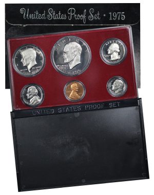 Obverse of this 1975-S United States Mint Proof Set