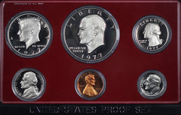 Reverse of this 1977-S United States Mint Proof Set
